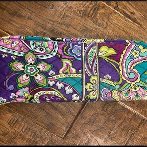 Vera Bradley flat iron, curling iron case